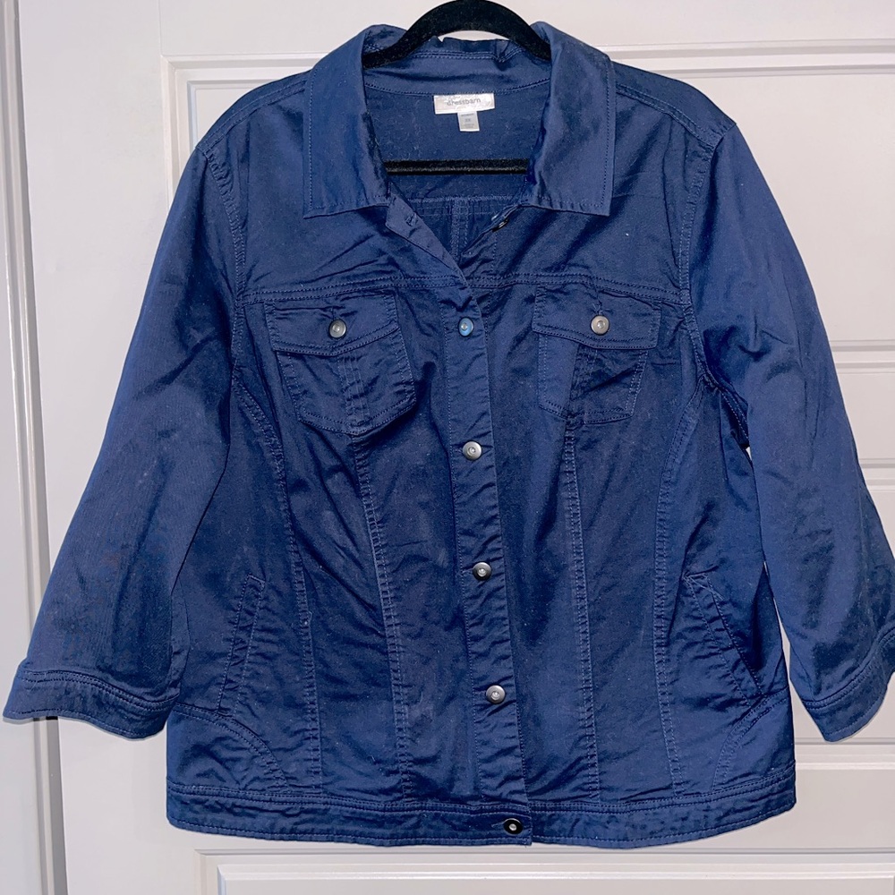 Navy Blue Dressbarn Jacket